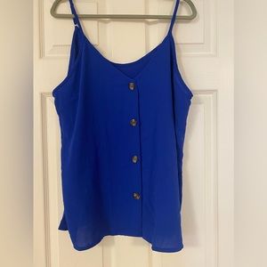 gorgeous bright blue tank